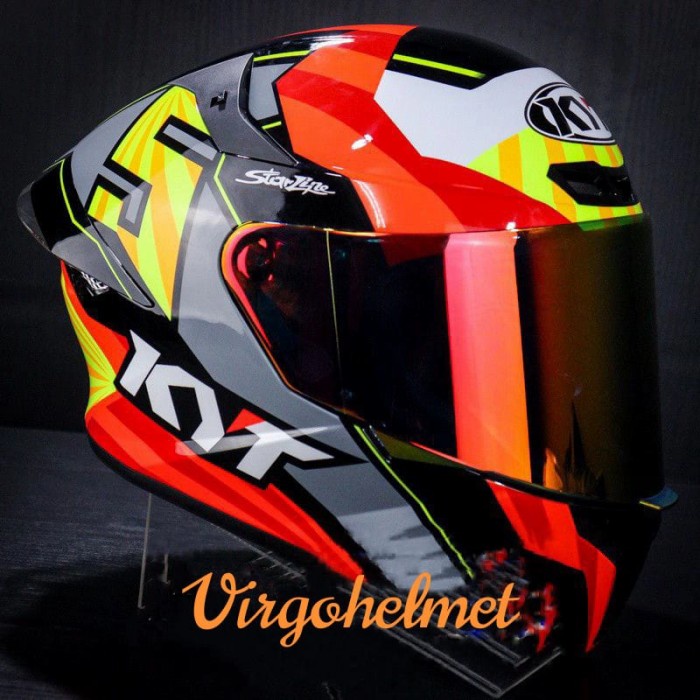 Kyt Helm Tt Course Jaume Masia Replika+Visor Iridium+Spoiler