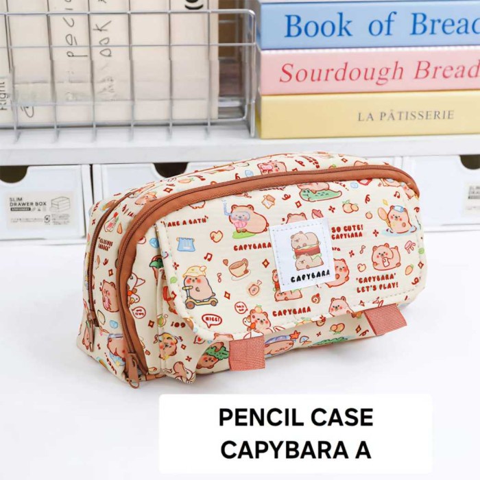 

TERPERCAYA NEW BAJUKIDDIE PENCIL CASE CAPYBARA TEMPAT PENSIL KAWAII LUCU STATIONARY SEKOLAH KANTOR