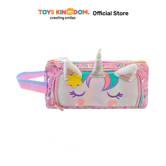 

TERPERCAYA Toys Kingdom Kiddy Star Tempat Pensil Unicorn - Pink pouch pensil pulpen pencil case