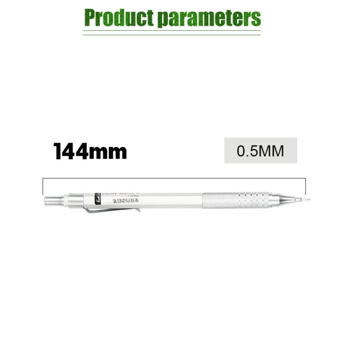 

TERUJI SUPER MURAH 0.5 mm Pensil Mekanik Metal Mechanical Drafting Pencil dengan Pusat Gravitasi