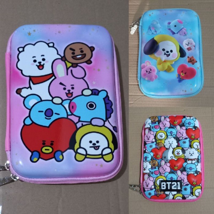 

LIMITED EDITION Tempat pensil BT21 motif tempat pensil sekolah anak bts Murah