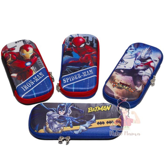 

BOOM SALE Kotak Tempat Pensil Anak Laki Superhero Cowok Sekolah Paud Tk Sd
