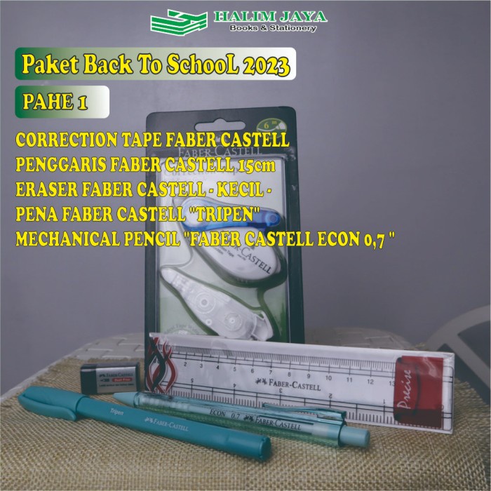 

TERJAMIN PAKET HEMAT BACK TO SCHOOL ATK - ALAT TULIS SEKOLAH - MURAH - PROMO -