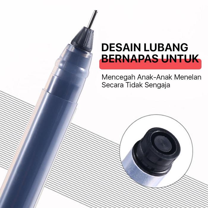 

TERBARU! [READY] Aimilo Gel Pen Pulpen Gel 3 Warna 0.5mm 1 PCS Stationery Red
