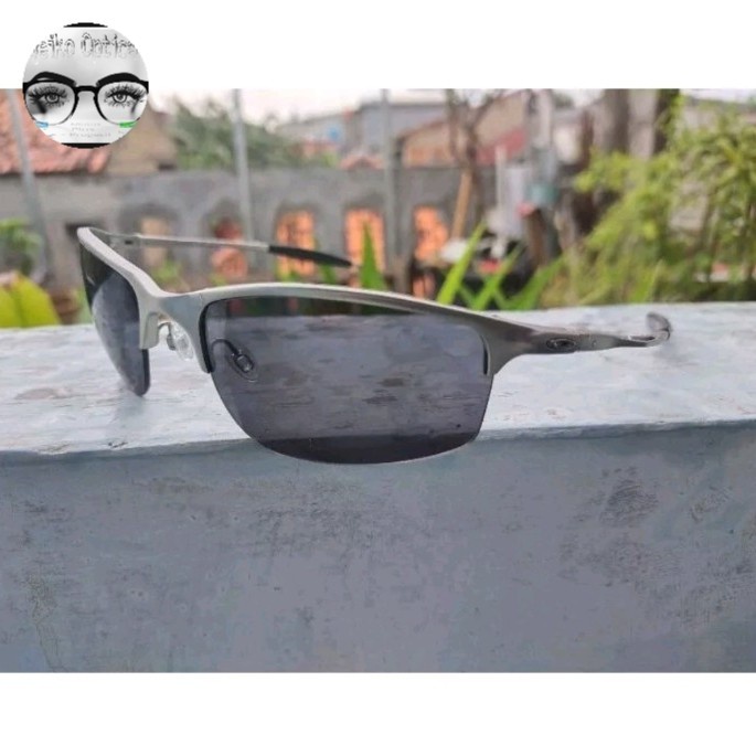 Kacamata Pria Sporty Original Oakley Halfwire 2.0 Titanium Metal-2ND