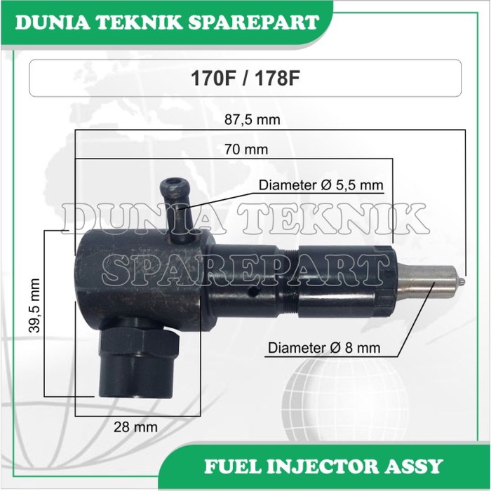 170F / 178F Fuel Injector Assy Diesel Engine