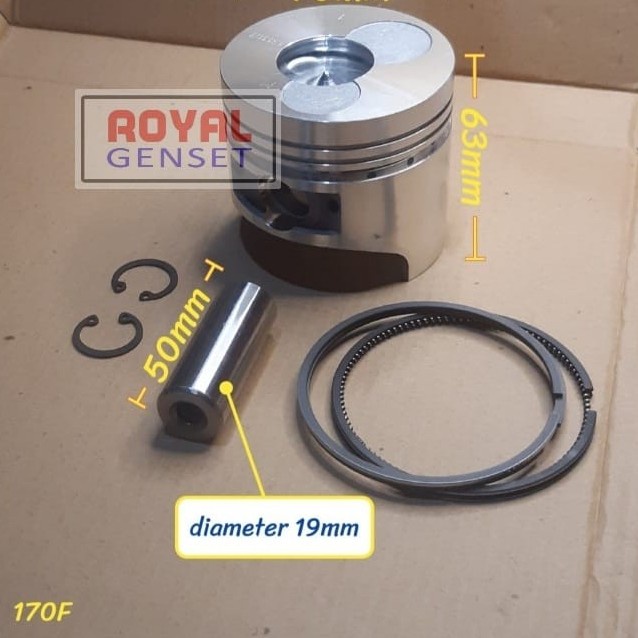 170F Piston Assy Os 0,50