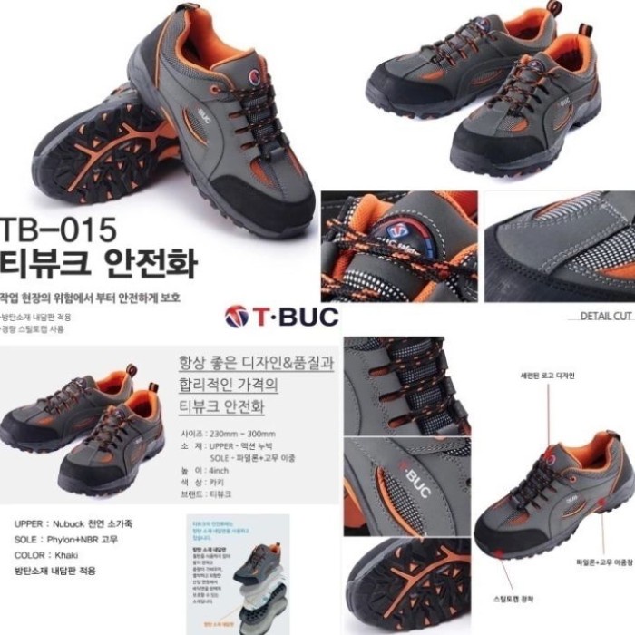 Sepatu Safety Shoes T-Buc Tb015 Original Bnib Export Import Standard