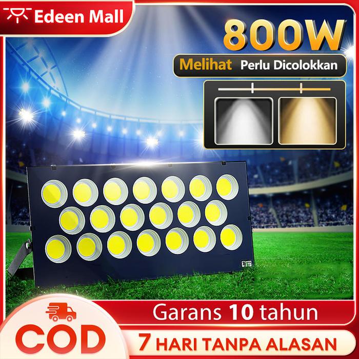 Lampu Sorot Led Outdoor Waterproof Ready Stock 800W Lampu Sorot Lapangan Outdoor Lampu Taman Flood