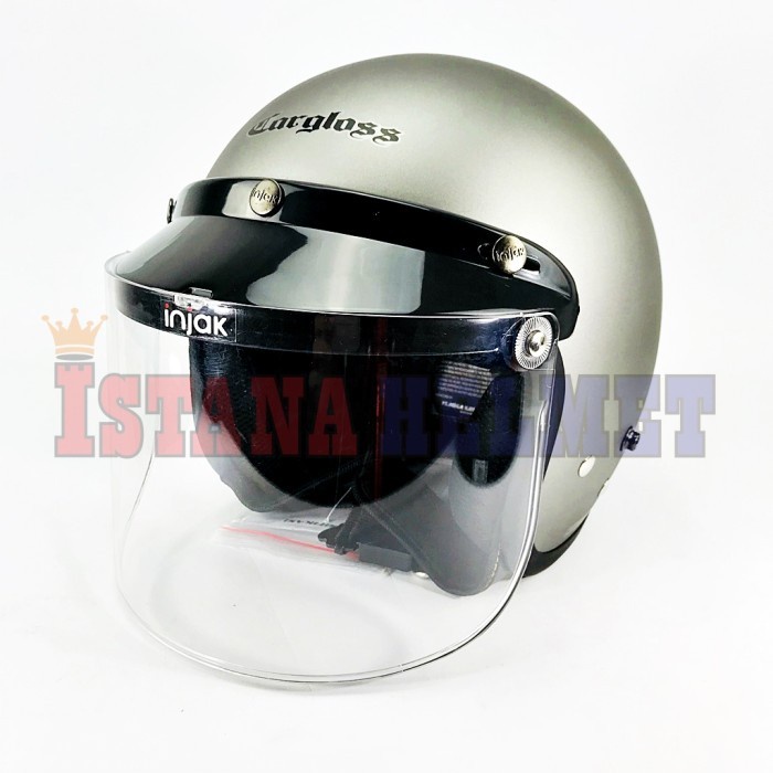 HELM CARGLOSS RETRO SILVER DOFF ORIGINAL
