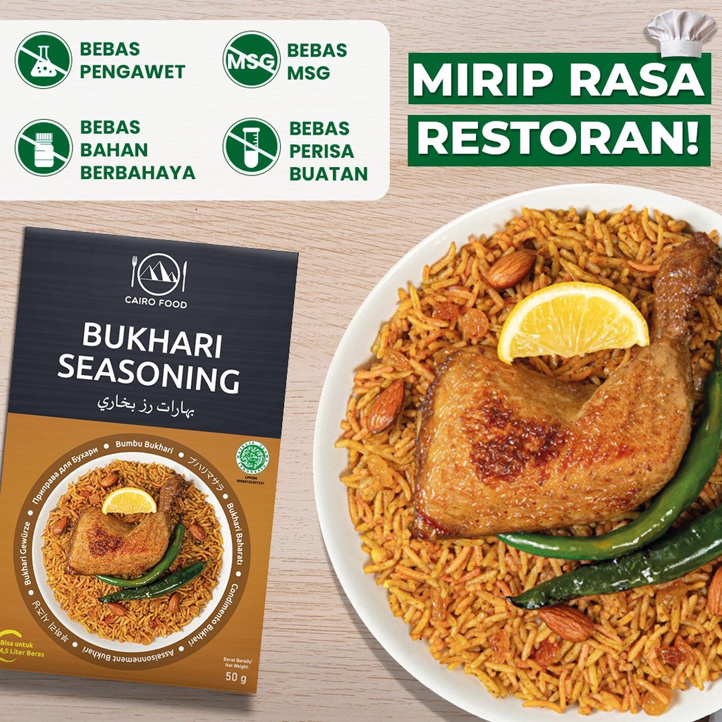 

Bumbu Bukhari Premium Untuk Profesional - Cairo Food