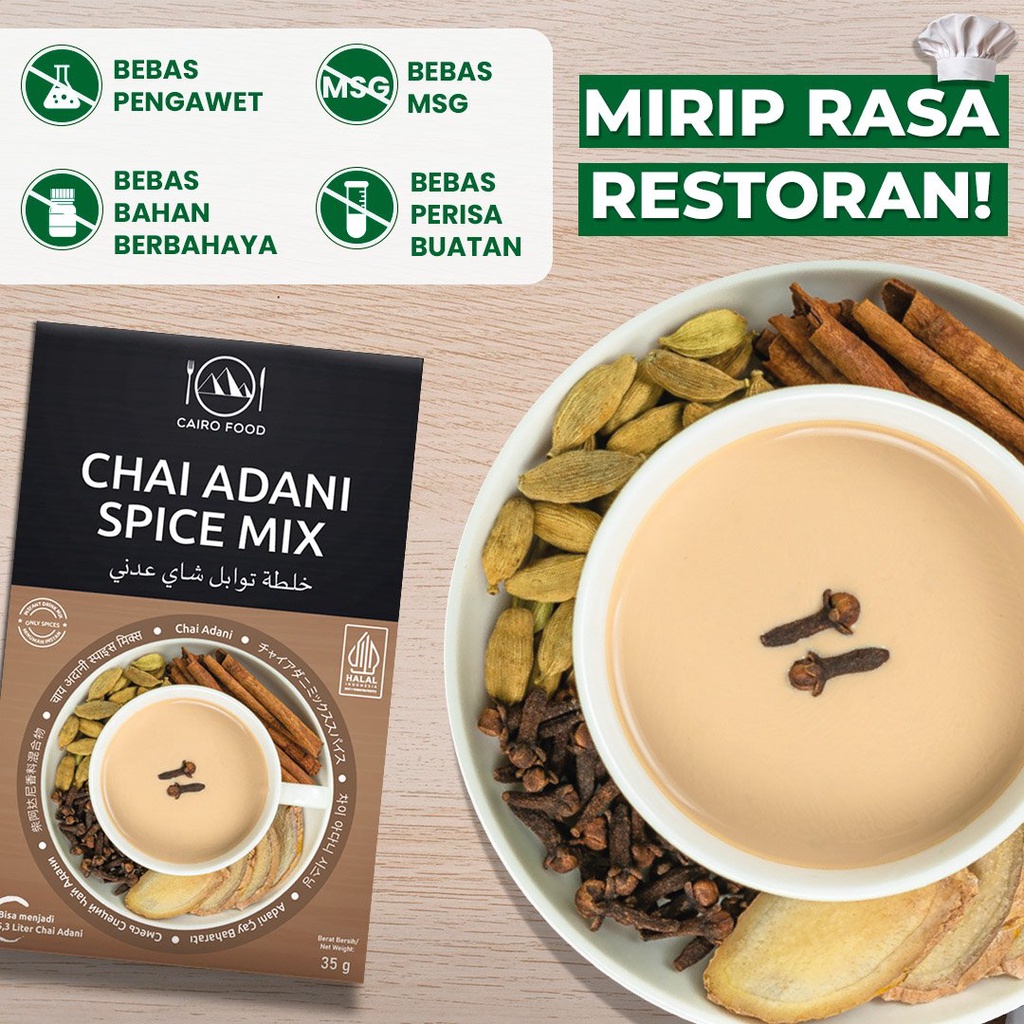 

Bumbu Chai Adani Premium Untuk Profesional - Cairo Food