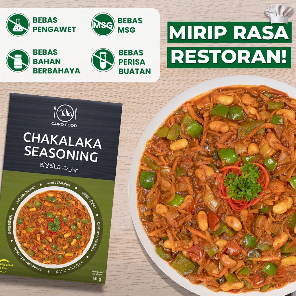 

Bumbu Chakalaka Premium Untuk Profesional - Cairo Food