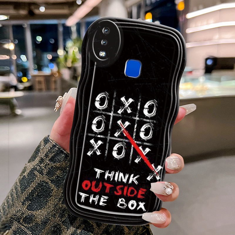 Casing Hp Untuk VIVO Y91 Y91i Y93 Y95 Y91C Y1s Y90 Y81 Y81i Y83 Case Casing pola Catur Kasing HP Kes