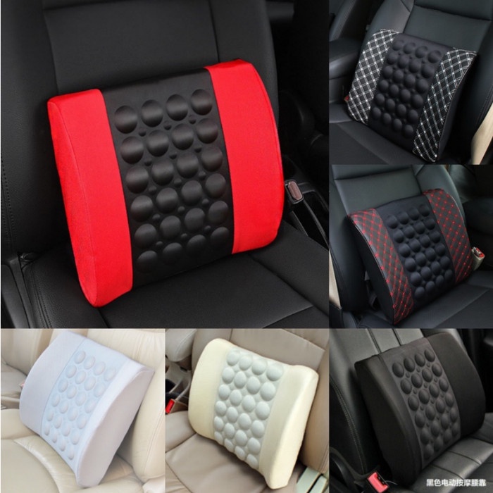 Bantal Pijat Sandaran Punggung Mobil Elektrik Getaran