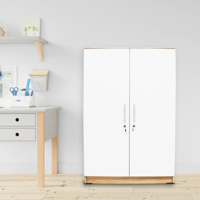 Lemari 2 Pintu Anak Modern Minimalis
