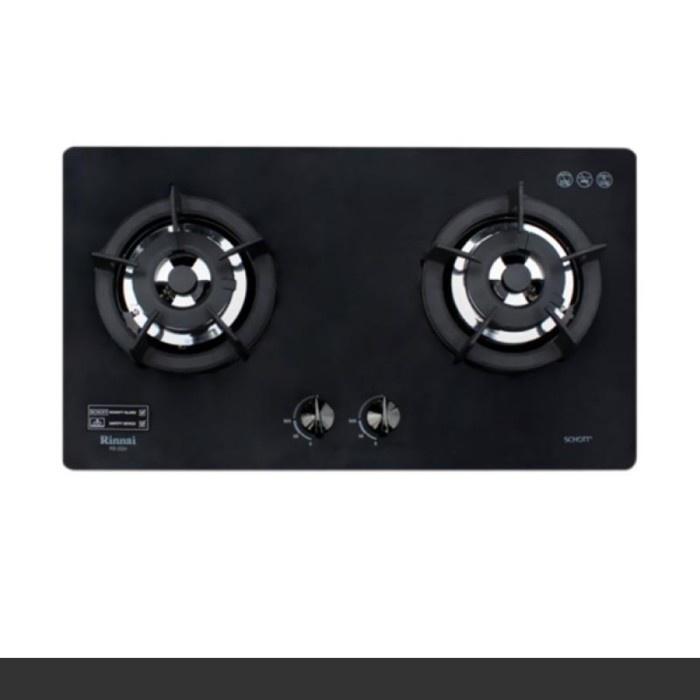 KOMPOR GAS TANAM RINNAI RB-2GH-C(BK) /RB2GH