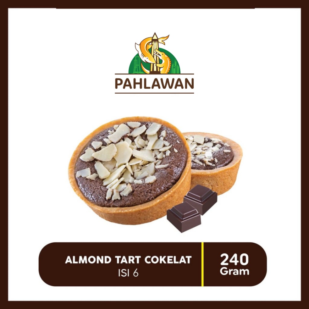 

ALMOND TART COKELAT - ISI 6/BOX