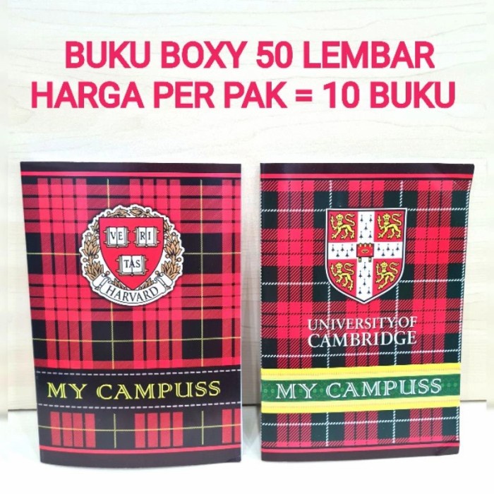 

Buku Boxy 50 Lembar Isi 10 Buku Random