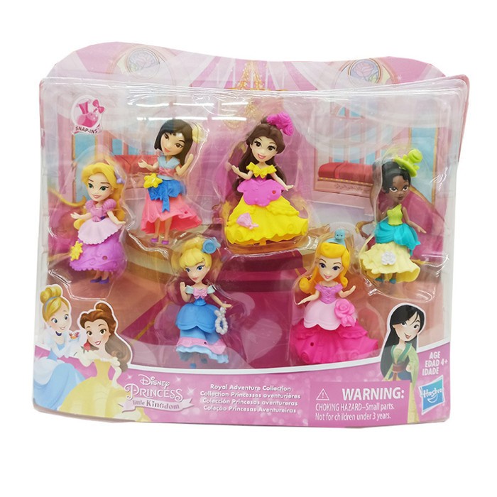 Disney Princess Cinderella Rapunzel Belle Beauty Mulan Aurora Rapunzel Frog Princess Little Hasbro