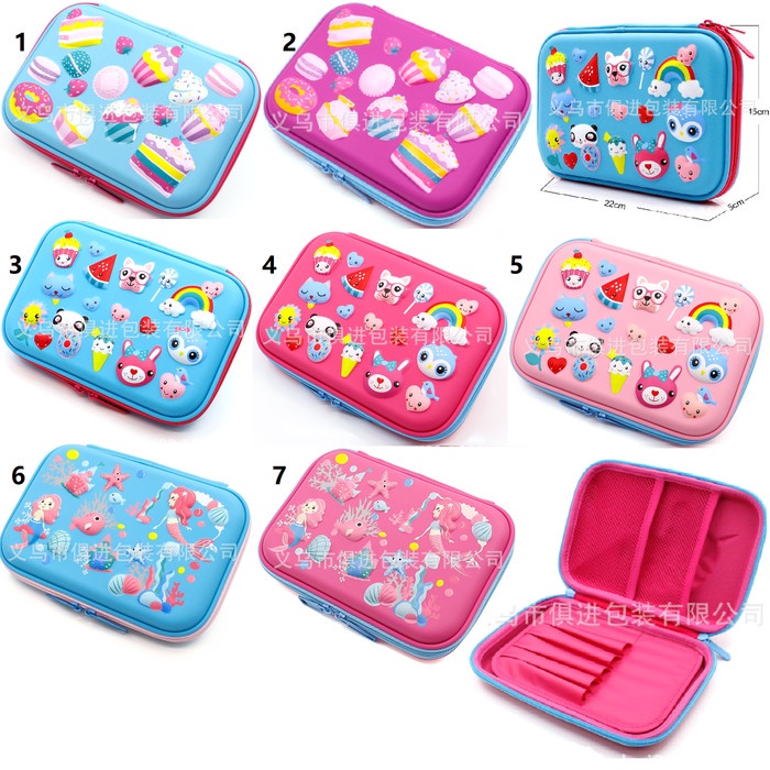 Ice Cream Rainbow Doll Mermaid Organizer Bag Pencil Case not Smiggle