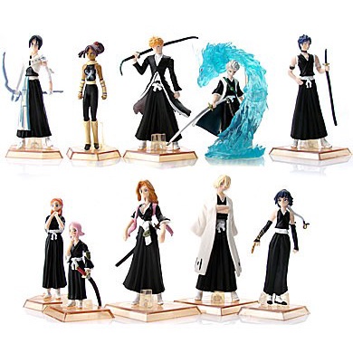 Bleach Ichigo Ishida Yoruichi Hitsugaya Urahara Soi Fong Inoue Bandai