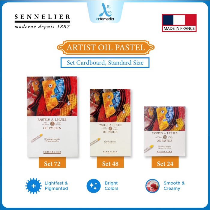 

Sale Sennelier Artist Oil Pastel Color Stick Set 72 Cardboard Standard Size