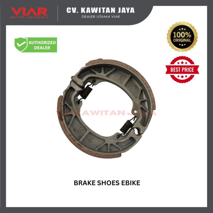 Terlaris BRAKE SHOES VIAR EBIKE/ KAMPAS REM SEPEDA LISTRIK SALE