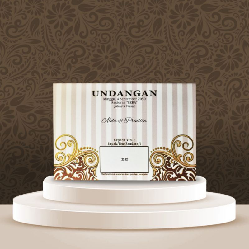 

Blangko Undangan ERBA 2212