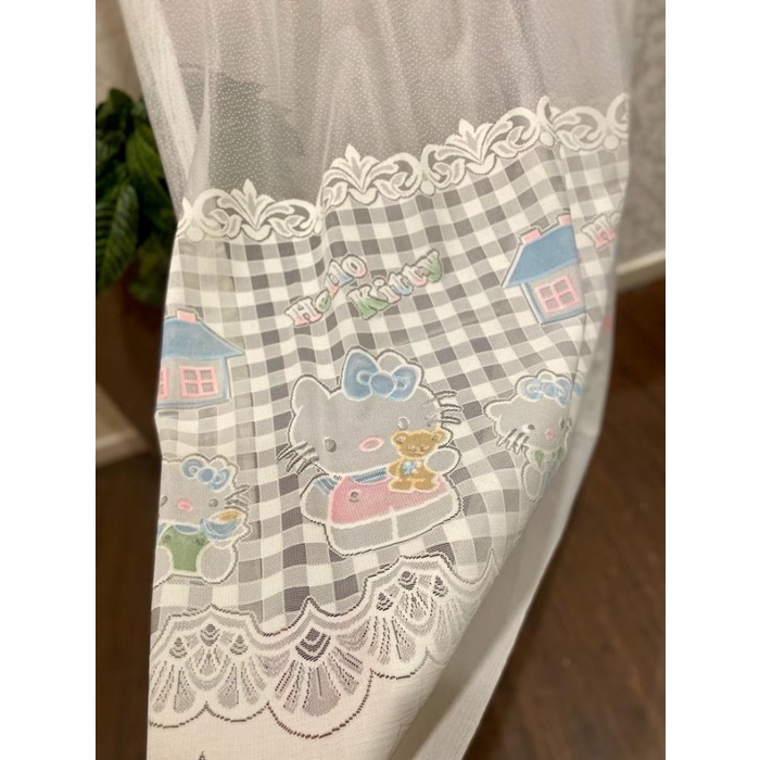 Vitrage Gordyn Vitrase Gorden Premium Bordir Hello Kitty Kamar Anak