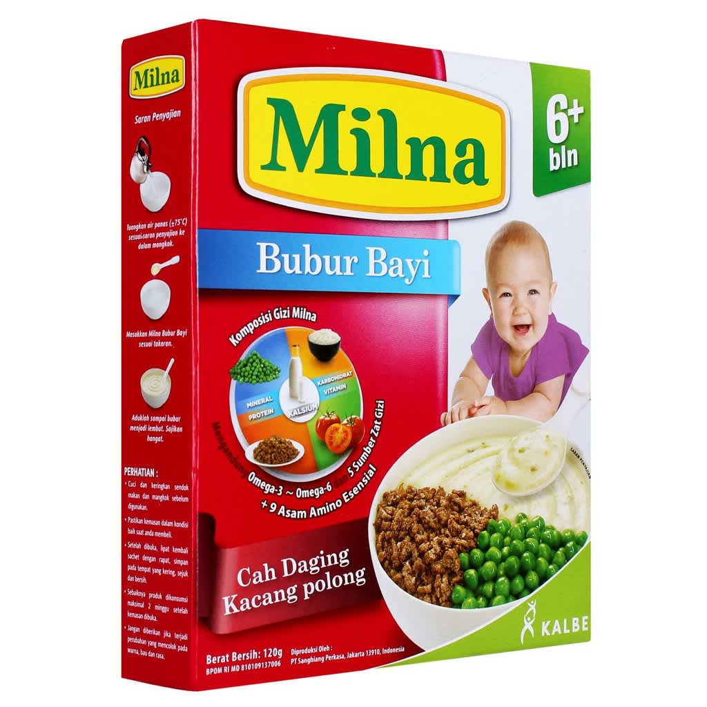 

MILNA 6+ BUBUR KHUSUS KACANG POLONG - RAJA SUSU