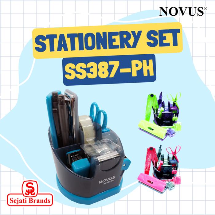 

NOVUS Stationery Set SS387-PH Set Alat Tulis