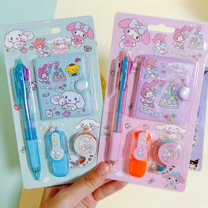 

Alat Tulis Set 4in1 Set Karakter / Alat Tulis Karakter / Alat Tulis Gambar