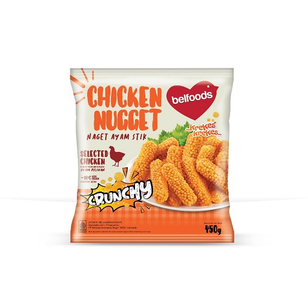 

BELFOODS NUGGET STICK CRUNCHY 450 GR