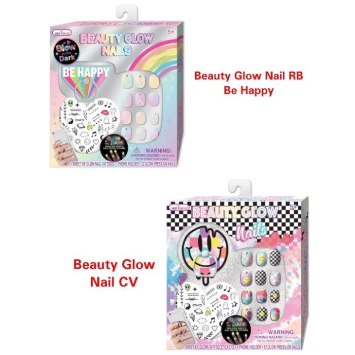 

HOT FOCUS BEAUTY GLOW NAIL Art Kuku Palsu Sticker Gantungan HP Plaid