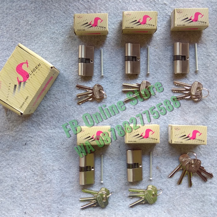 Silinder Kunci Pintu Rumah SOLIGEN GERMANY 5 Silinder + Master Key