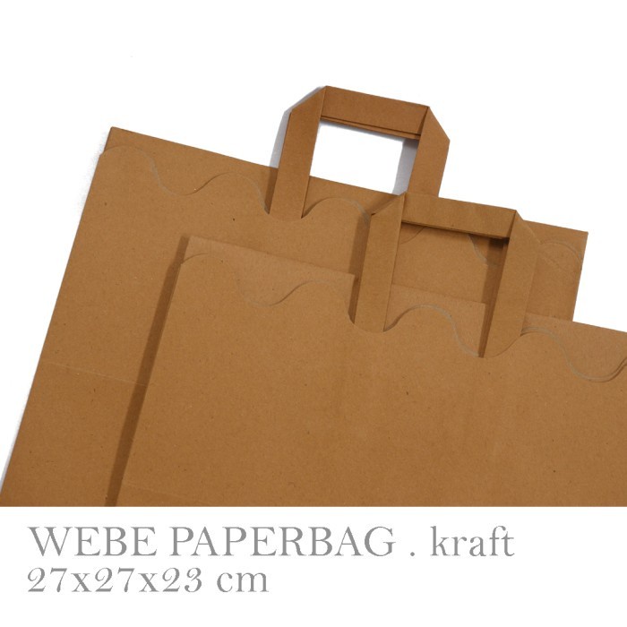 

Flashshow PAPERBAG DUS NASI WAVY/webe 27x27x23cm