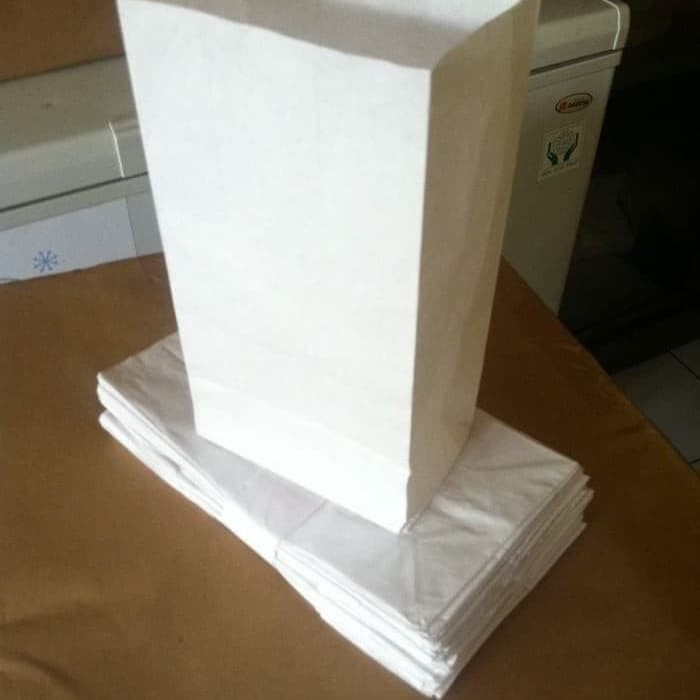 

Flashshow PAPER BAG SIZE M - MEDIUM - FRIED CHICKEN - KANTONG KERTAS ROTI - WHIT