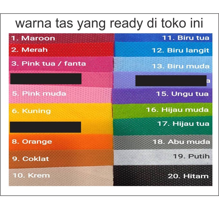 

Flashshow (38x45x11) Tas kain / Goodie bag / Spunbond / goody polos