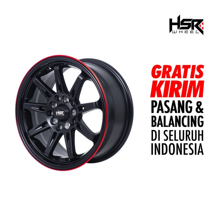 Terlaris Velg Mobil ertiga xpander pakai velg HSR TIKALA 9004 ring 15