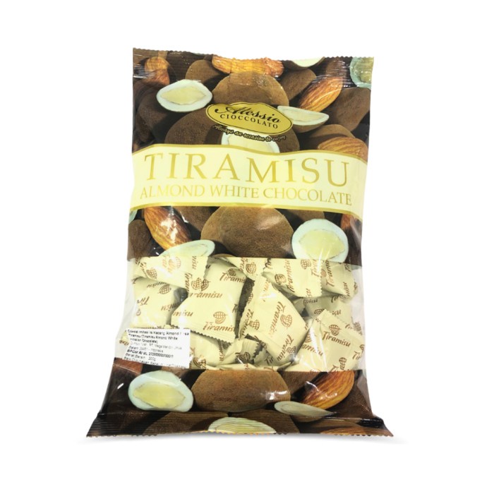 

Yemmyi Official Coklat Tiramisu Almond White 200gr Alessio Cioccolato Tiramisu Oleh Oleh Haji Permen