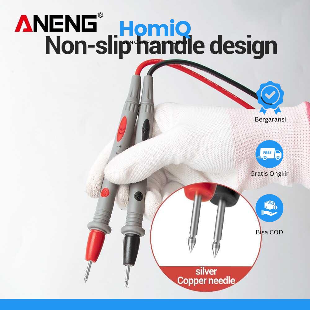 HomiQ ANENG Kabel Digital Multimeter Tespen Silicon Rubber Wire 10A 1000V - PT1004