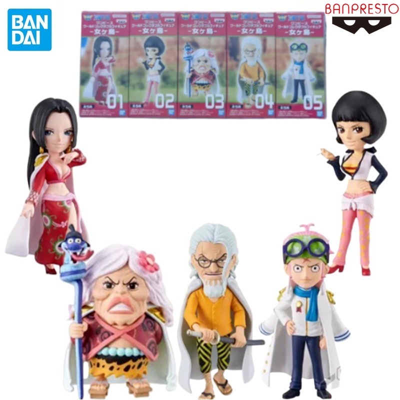 TAOCO Original Genuine BANPRESTO One Piece WCF Amazon Lily Rayleigh Hancock Shakky Gloriosa Coby Ani