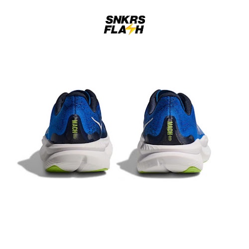 HOKA ONE ONE Mach 6 Wide Elecobalt Varsity Navy Sepatu Sneakers Pria - 1147833ECC - Size 46.7