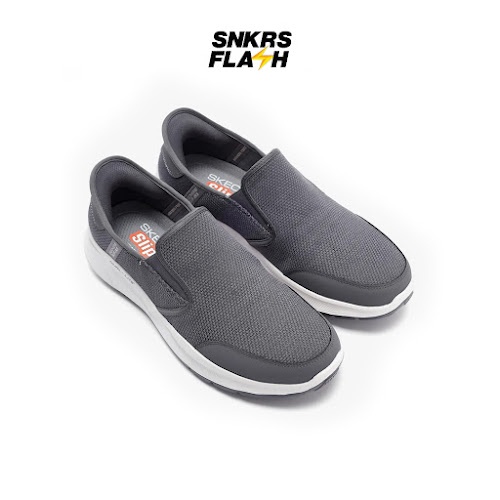 SKECHERS Sport Equalizer 5 Charcoal Sepatu Sneakers Pria - 232926CHAR - Size 45.5