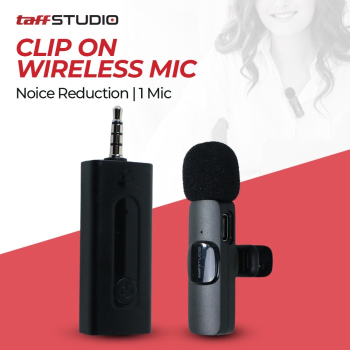 Clip On Microphone Wireless Imam Masjid Tour Leader Vlogging Singing