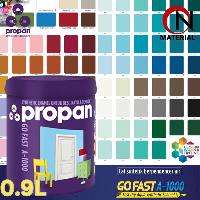 PROMO Cat Propan Go Fast a 1000 Putih dan Warna Gofast Water Based