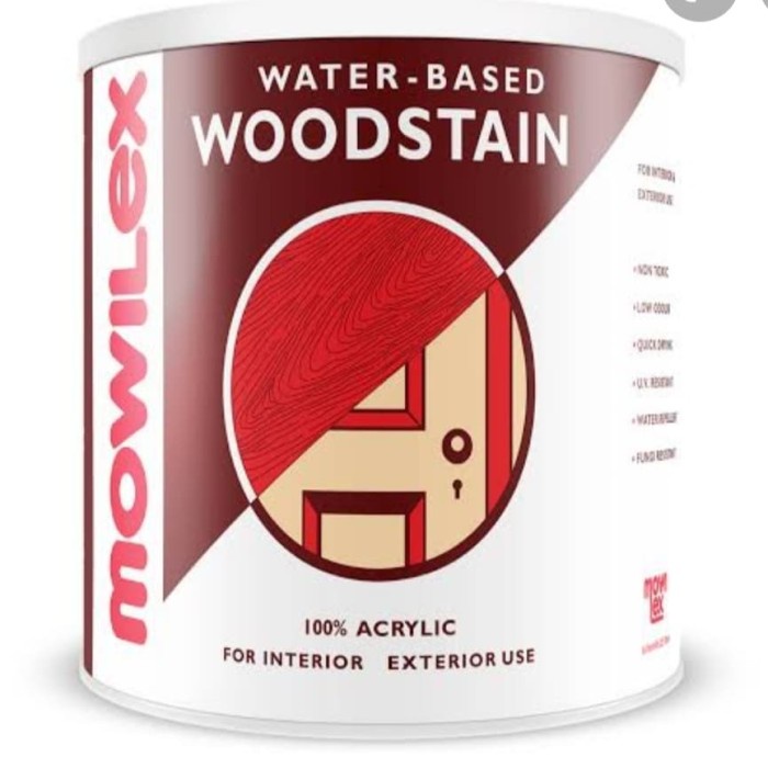 TERLARIS MOWILEX Wood stain (Plitur jadi campuran air)