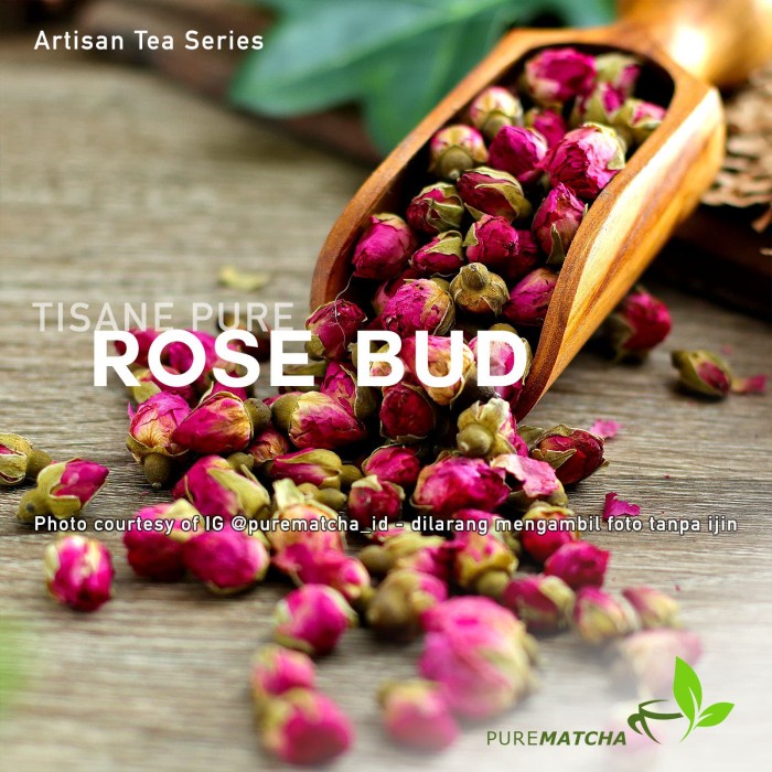 

Artisan Tea Cafe - Pure Rose Bud Bunga Mawar Kering Dried Rosebud 50gr