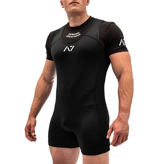 A7 Classic Unisex Singlet Black IPF Approved Powerlifting Raw Suit Mens Womens Power Lifting Lifter